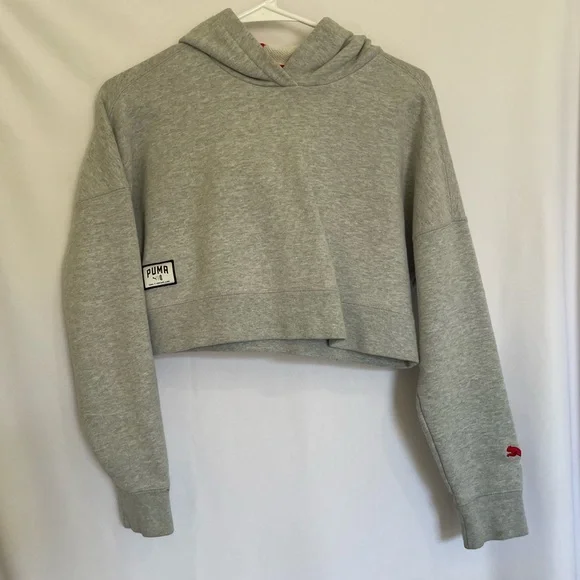 Puma x Adriana Lima Cropped Sweatshirt and Sweatpants Set. Size XS - Picture 4 of 7